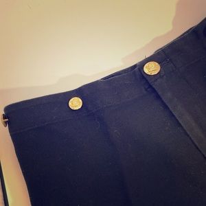 Ralph Lauren stretch cotton wide leg sailor pants